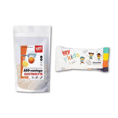 kids pack protein bars and electrolytes