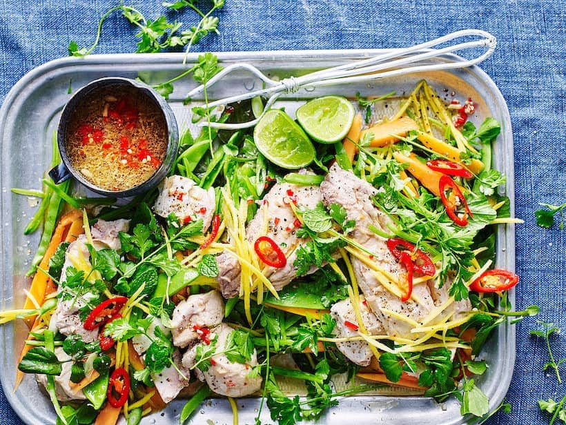 fish and thai salad